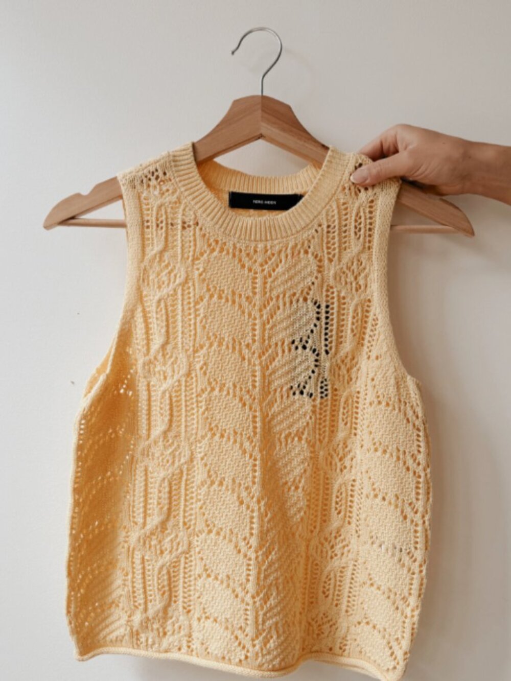 BNWT MARINA KNIT TANK - GOLDEN HAZE